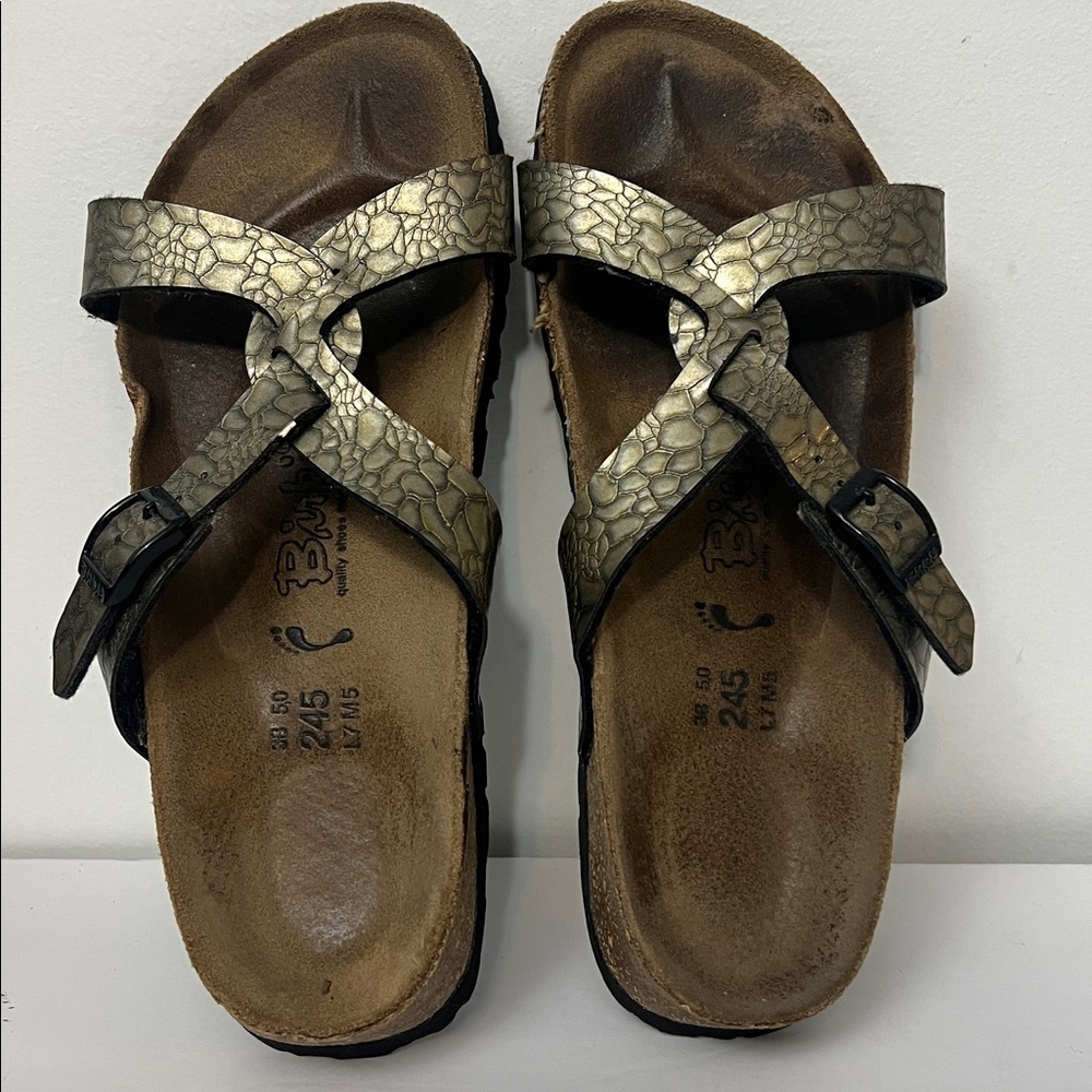 Birkis by Birkenstock Crisscross Sandals sz 7 Women’s